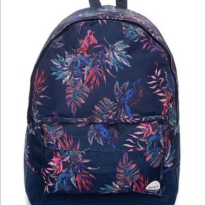 Roxy sugar baby blue floral backpack